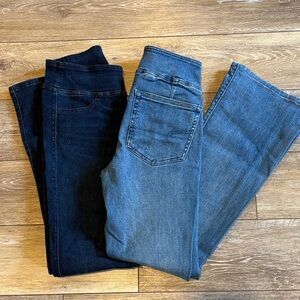 American Eagle  Pull-On flare jeans bundle SIZE XS SHORT